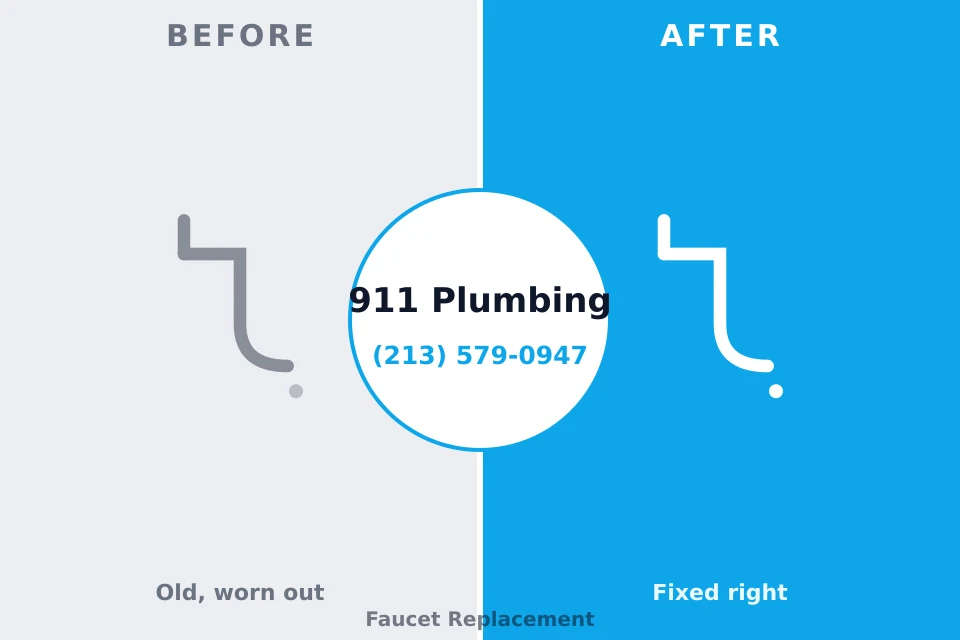 Before and after: plumbing repair Maricopa, CA